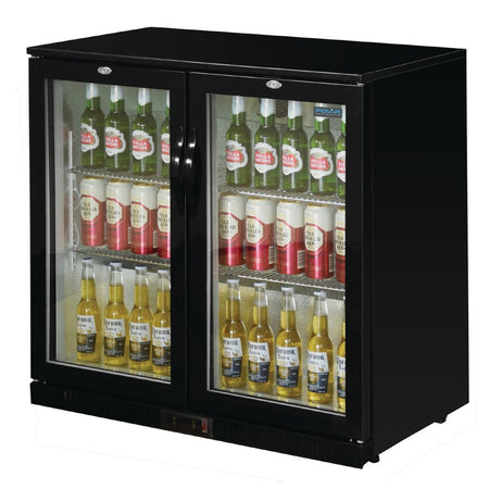 Polar Serie G Barkühlschrank mit 2 Klapptüren 208L