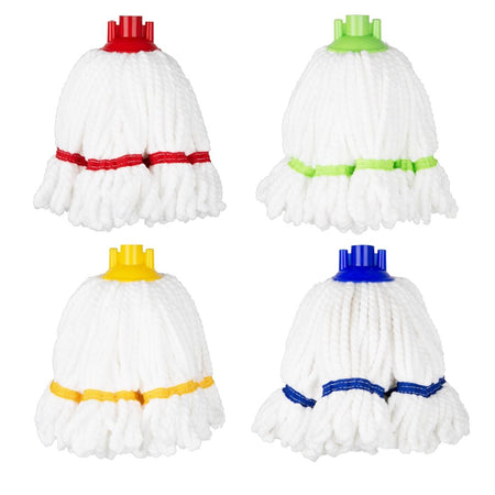 Jantex Mikrofaser-Wischkopf Blau Streifen 150g Jantex Mikrofaser-Wischkopf Blau Streifen 150g