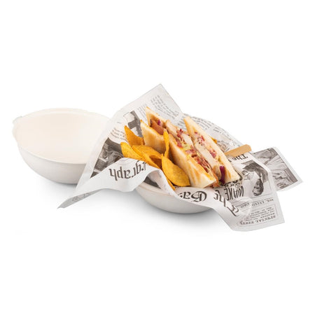 Sier Dispsoabels fettabweisendes Papier Zeitungspapier 300 x 300mm (Box 300)