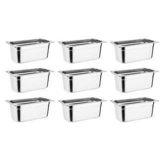 Vogue GN-Behälter Set 9x GN1/3 100mm