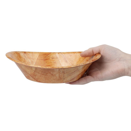Ovale Holzschale 19 x 25,5cm Ovale Holzschale 19 x 25,5cm
