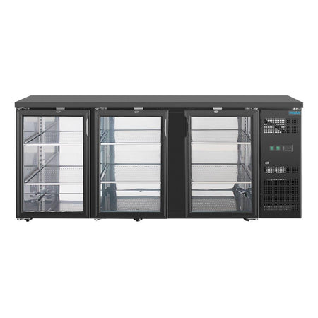 Polar U-Serie Premium Bar Kühlschrank mit 3 Türen Display